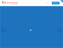 Tablet Screenshot of heartstartny.com